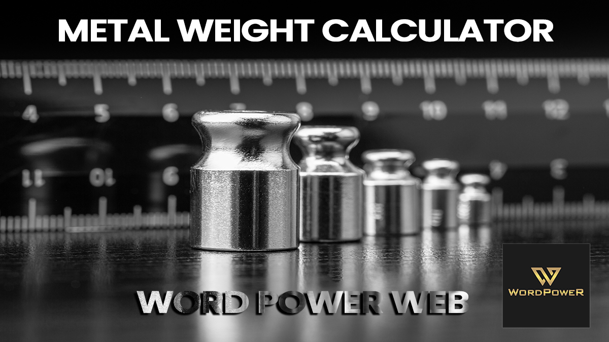 Metal Weight Calculator