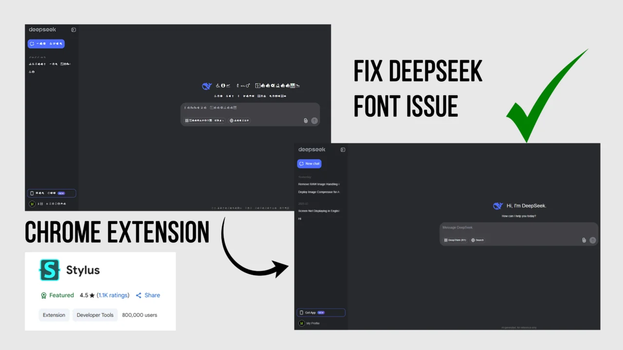 Fix DeepSeek Font Issue