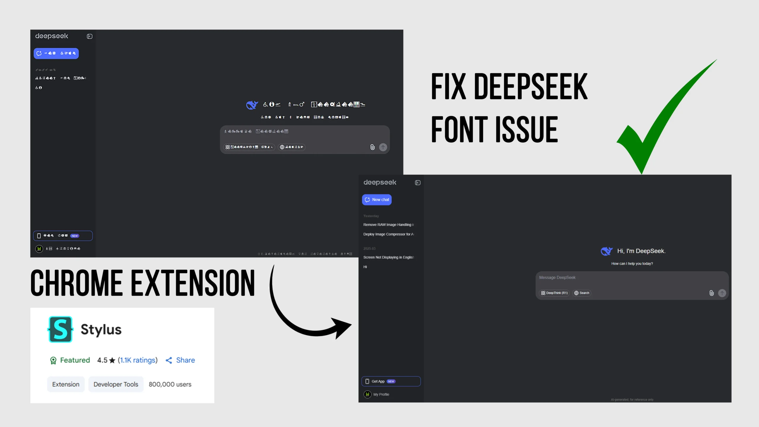 Fix DeepSeek Font Issue